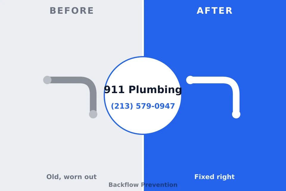 Before and after: plumbing company Green Village, NJ